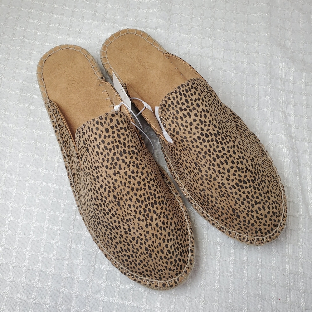 Universal Thread Clara Leopard Espadrille Mules